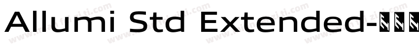 Allumi Std Extended字体转换